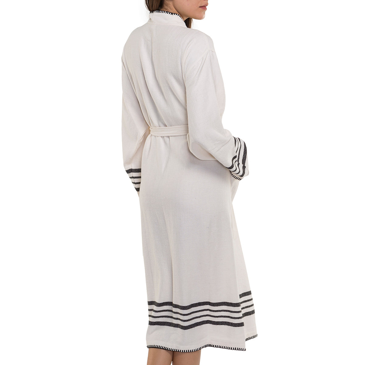 WellNest Organic Turkish Kimono Spa Robe | Lightweight Luxury