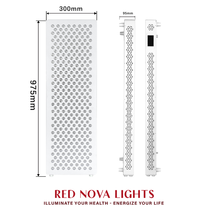 WellNest Red Nova Lights PRO 1500™ | Full-Spectrum Red & Infrared Therapy Panel
