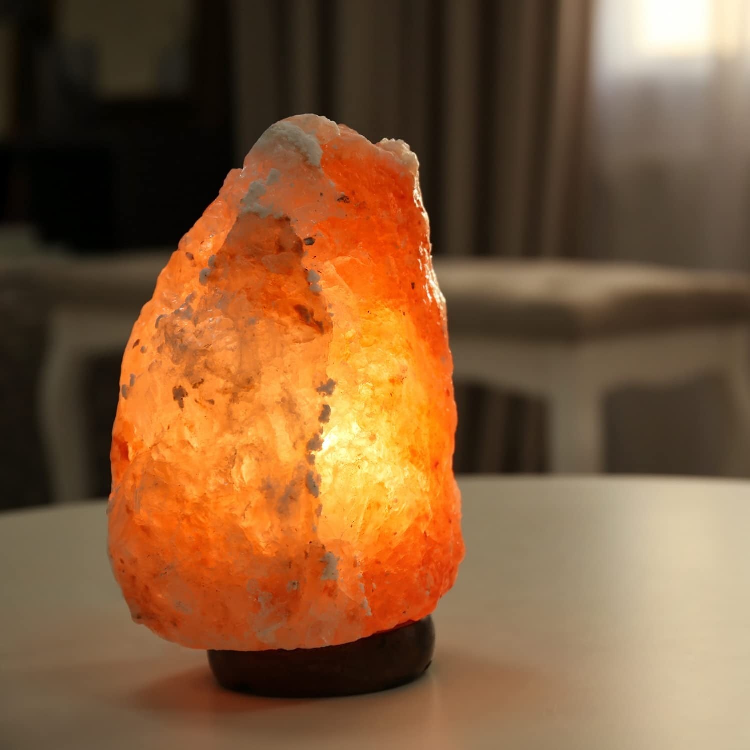 7" Himalayan Salt Lamp with Dimmer Cord - Natural Crystal Rock Night Light