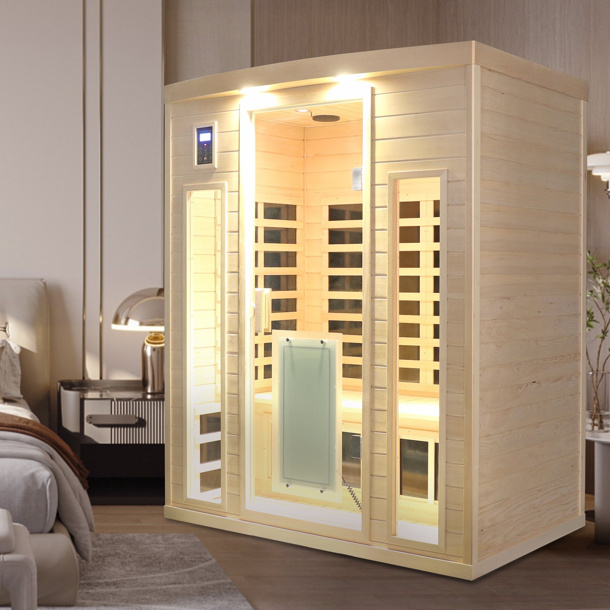 WellNest 3-Person Infrared Sauna – Hemlock Series