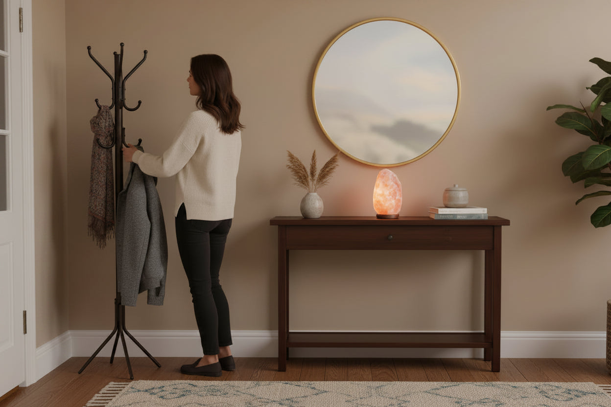 WellNest Black Tai™ Grand Himalayan Salt Lamp – 337 lb Artisan Statement Piece