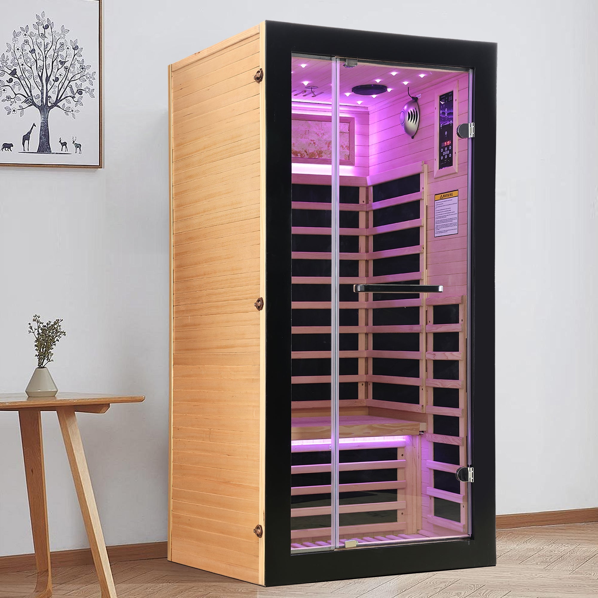 WellNest 1-Person Full Spectrum Infrared Sauna – Compact Series