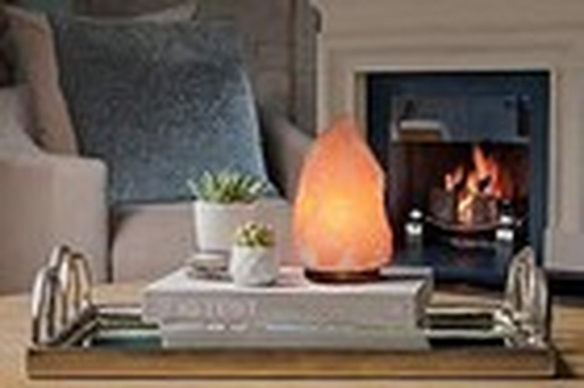 7" Himalayan Salt Lamp with Dimmer Cord - Natural Crystal Rock Night Light