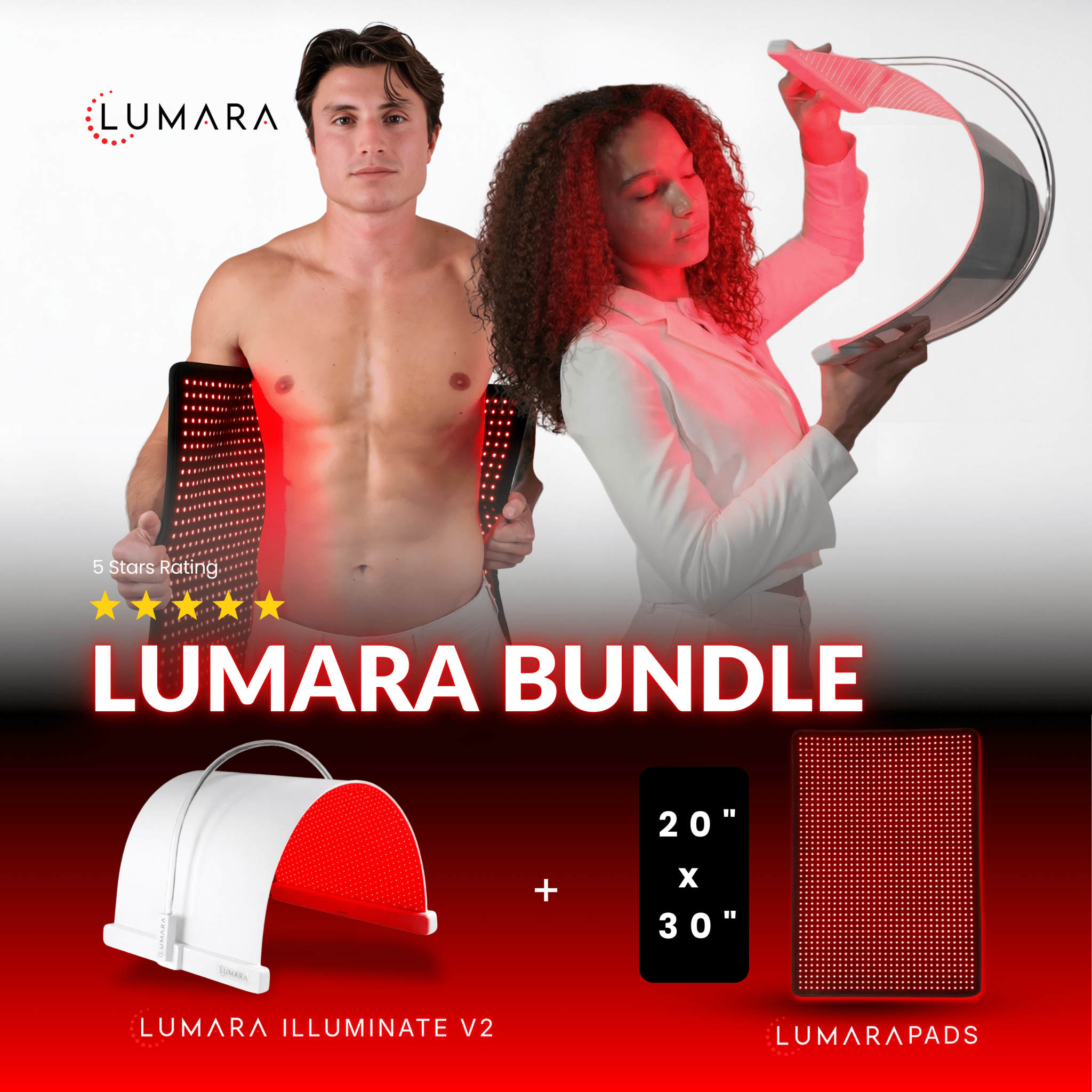 Lumara™ Illuminate V2 Full-Body Red Light Therapy Panel