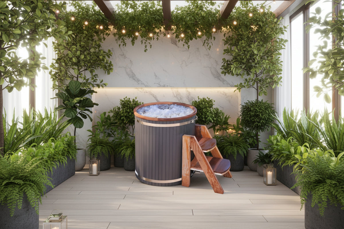 Cold Therapy 1 Person Ice Bath 118 Gallon Cold Plunge 37.5" X 33.25"