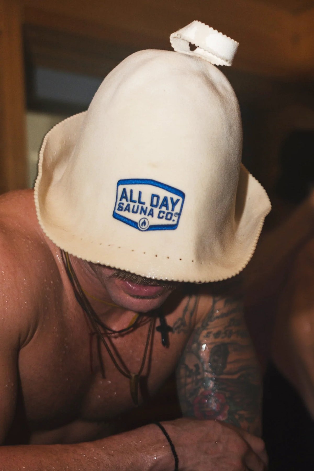 100% Wool Sauna Hat