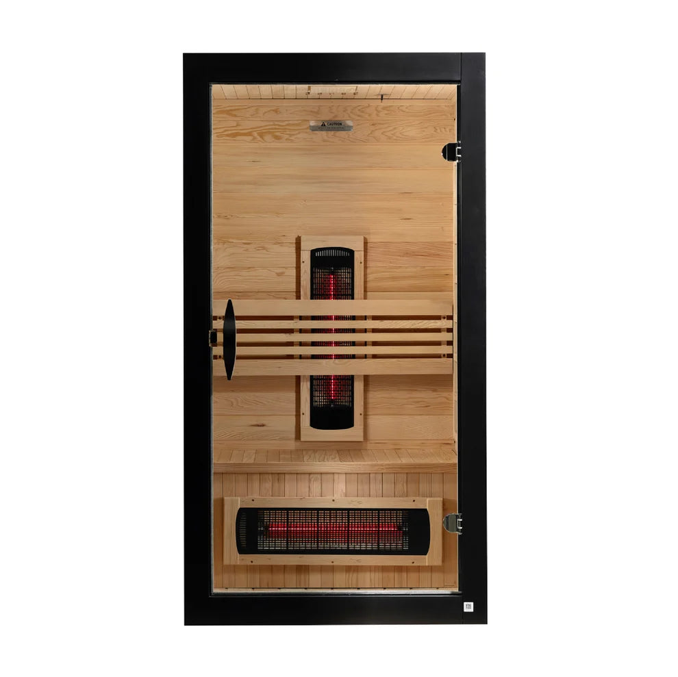 Dynamic Santorini 1-2 Person Full Spectrum Near Zero EMF FAR IR Sauna (DYN-6009-03 FS)