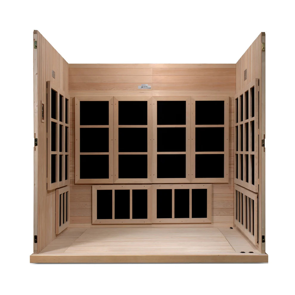 Golden Designs Catalonia Elite | 8 Person Infrared Sauna