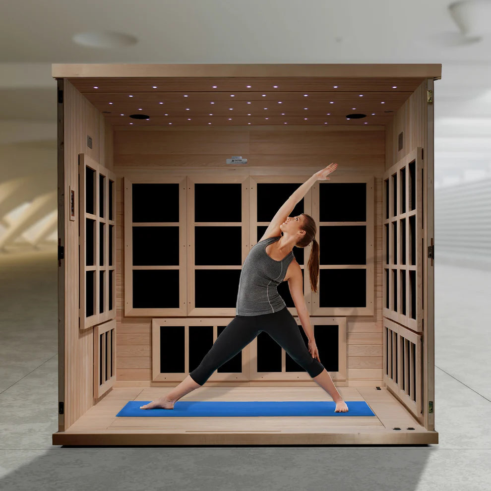 Golden Designs Catalonia Elite | 8 Person Infrared Sauna