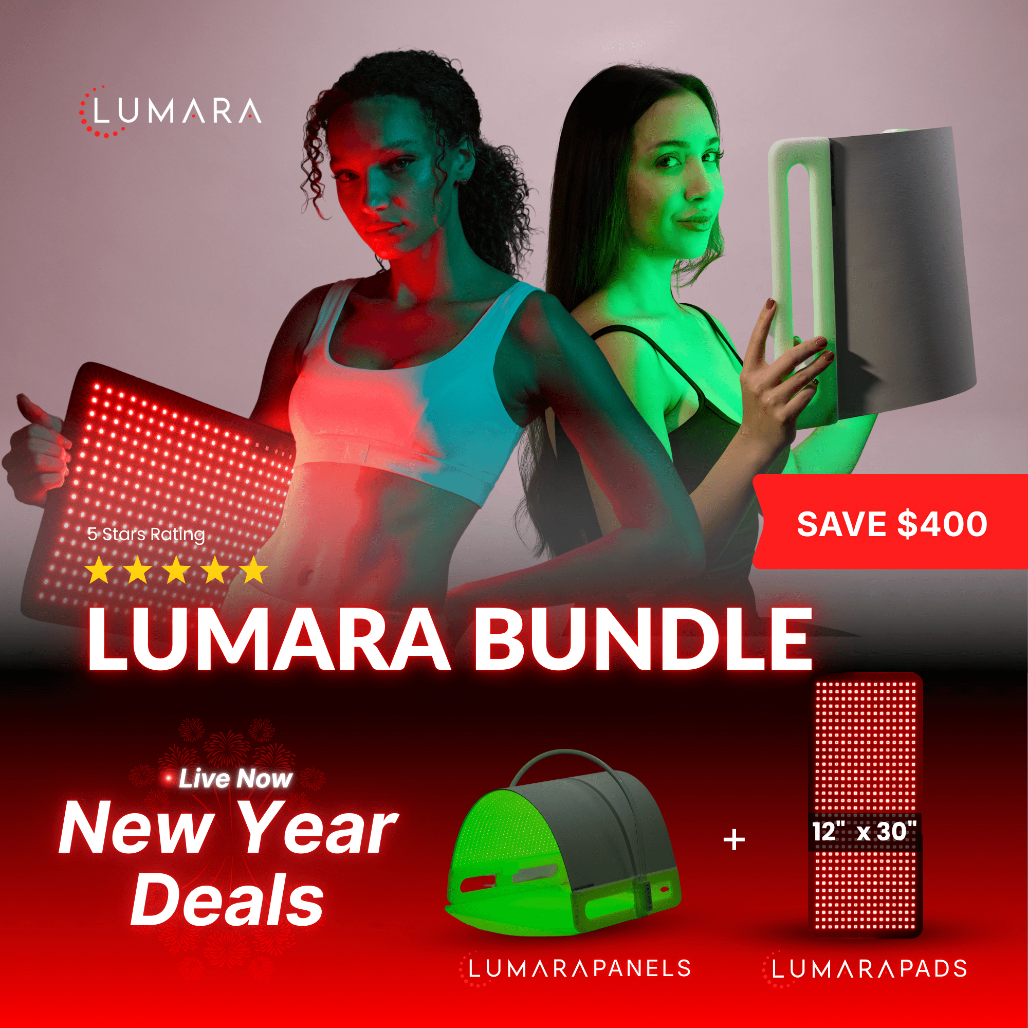 Lumara™ Illuminate LED Light Therapy Panel - Illuminate Green