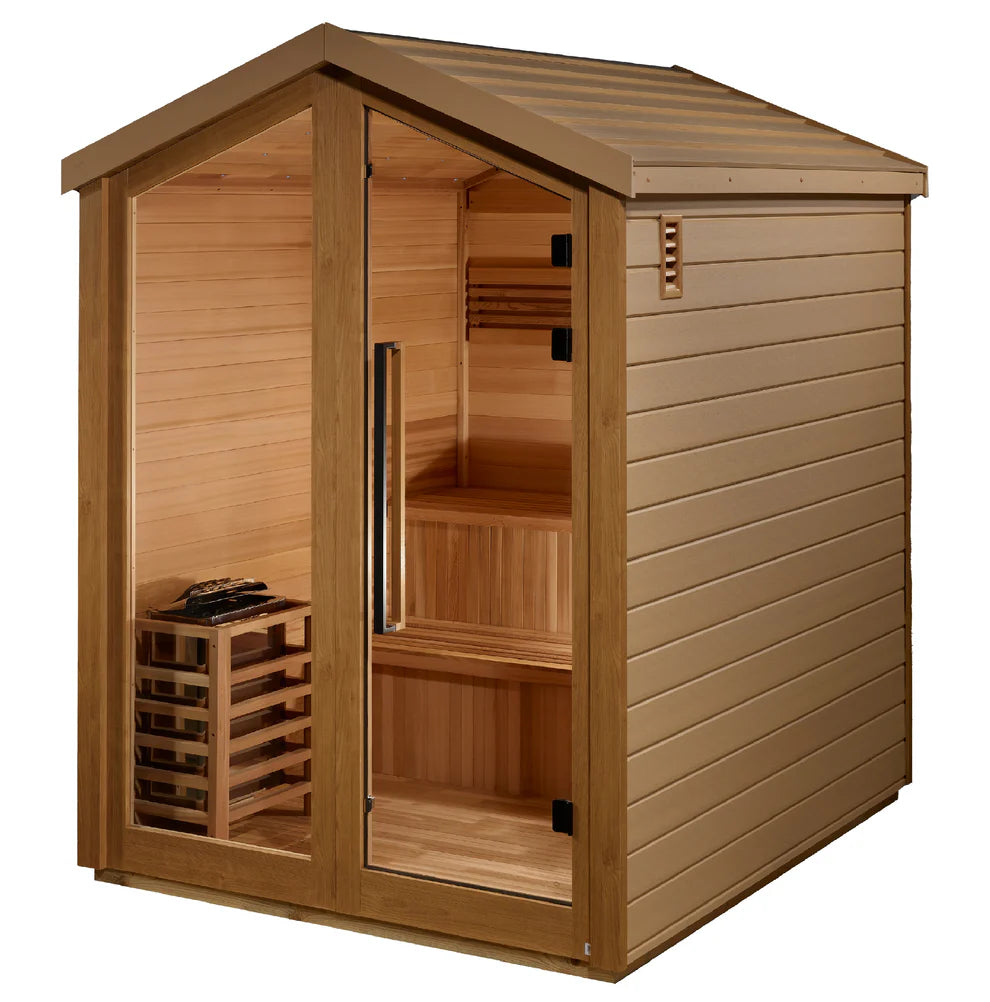 Golden Designs Kaarina 6 Person Outdoor Traditional Sauna (GDI-8506-01)