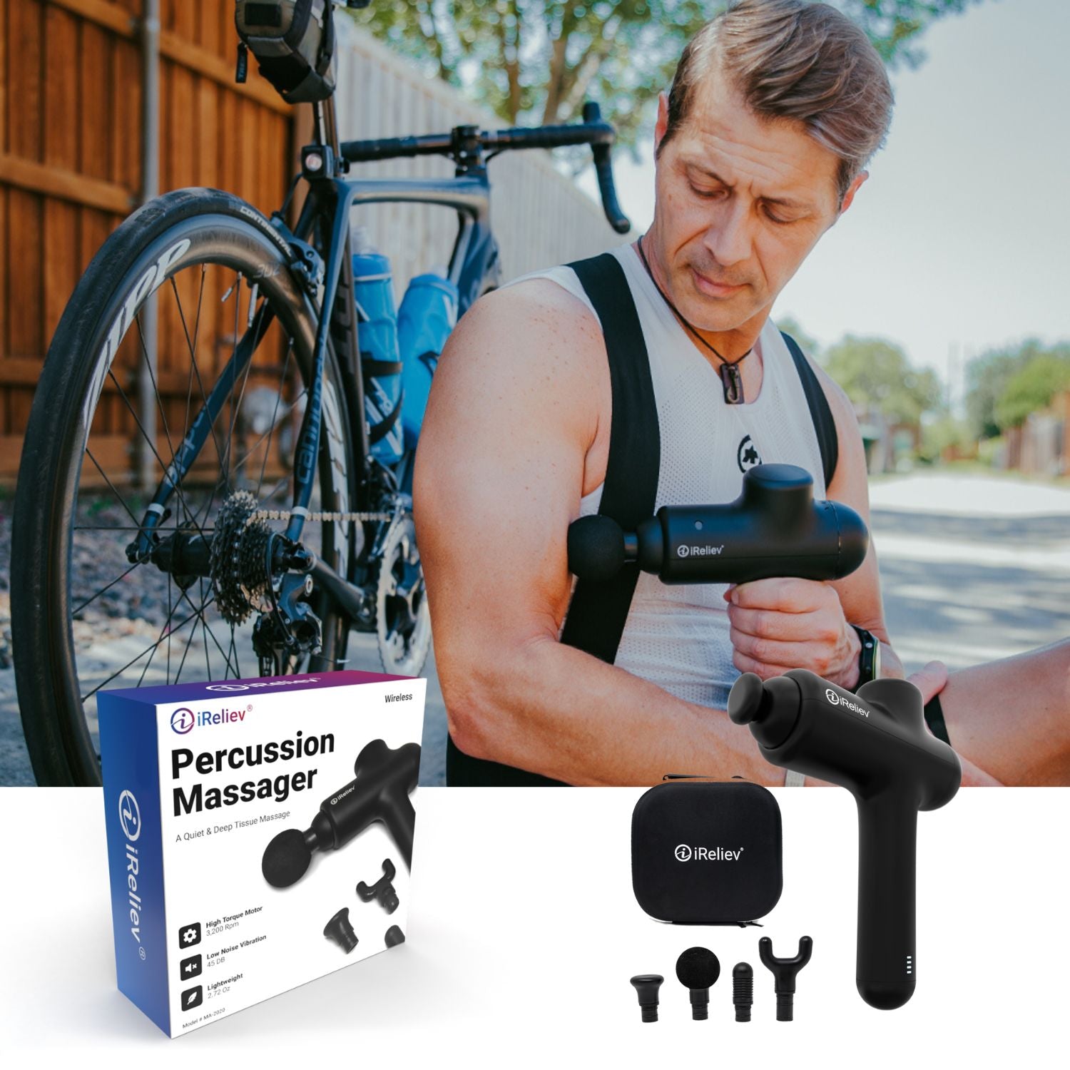 WellNest Percussion Massage Gun – Recovery Series