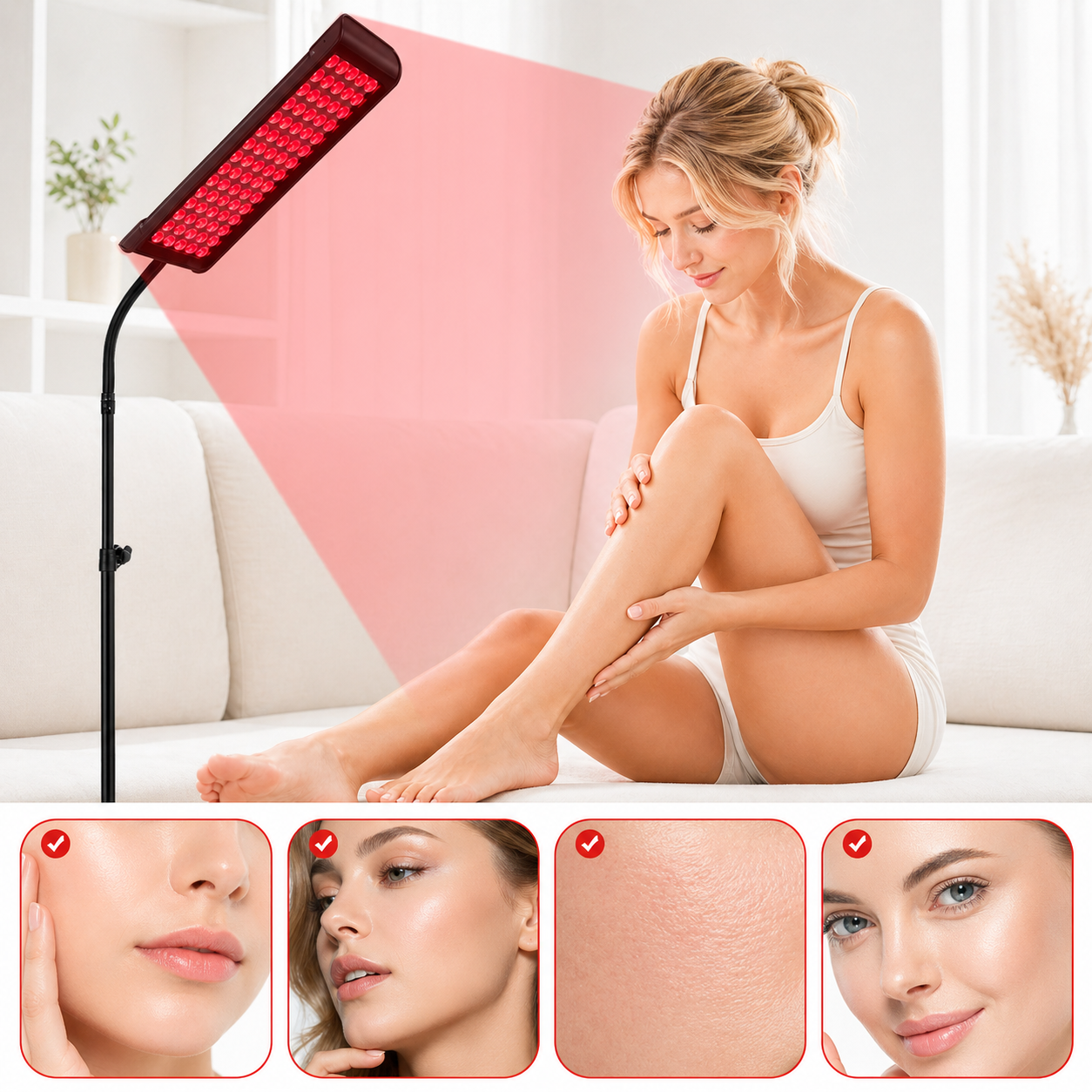 WellNest FullGlow™ Red Light & Near-Infrared Panel System - 21W
