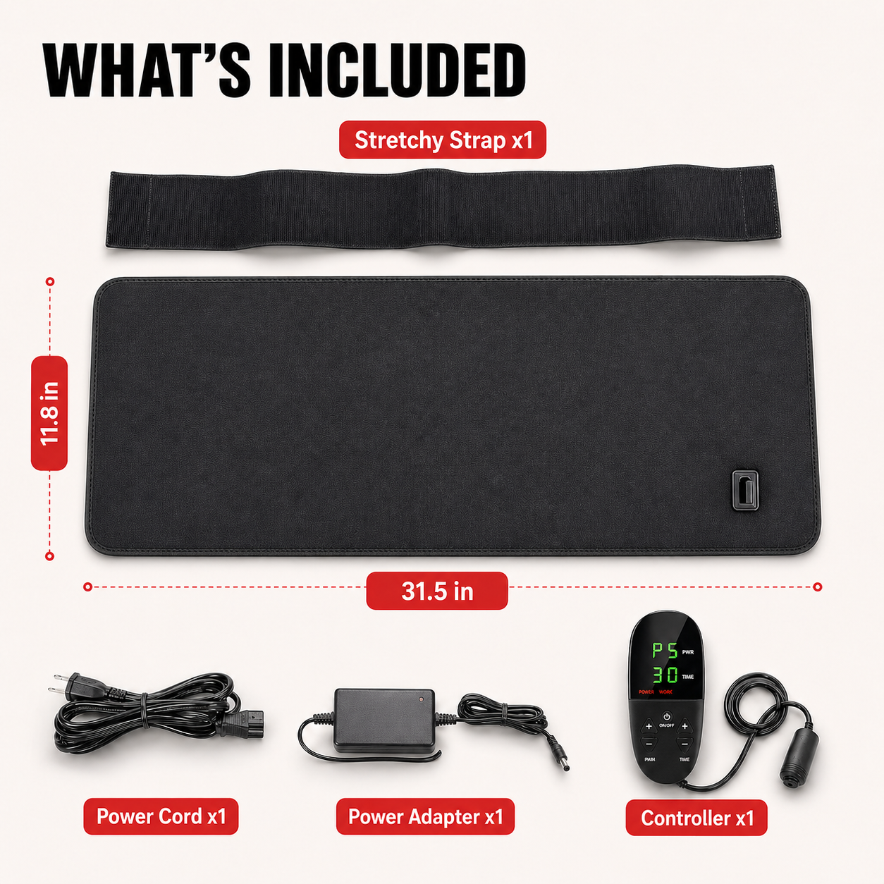 WellNest FullGlow™ Red Light Therapy Pad – Recovery Wrap Series