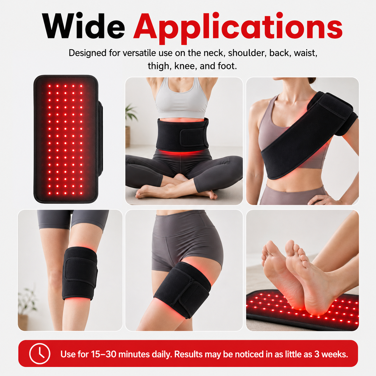 WellNest FullGlow™ Red Light & Near-Infrared Universal Wrap