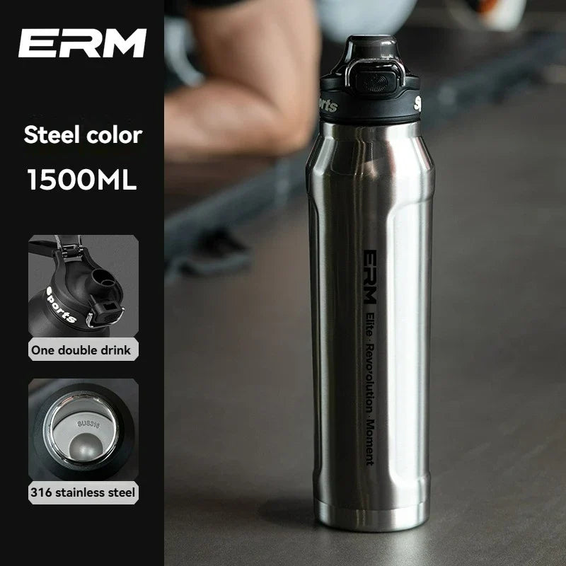 Insulated Stainless Steel Sports Water Bottle