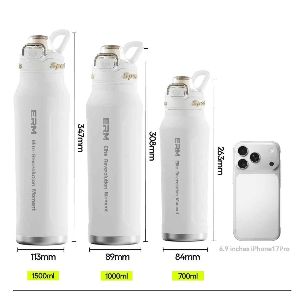 Insulated Stainless Steel Sports Water Bottle
