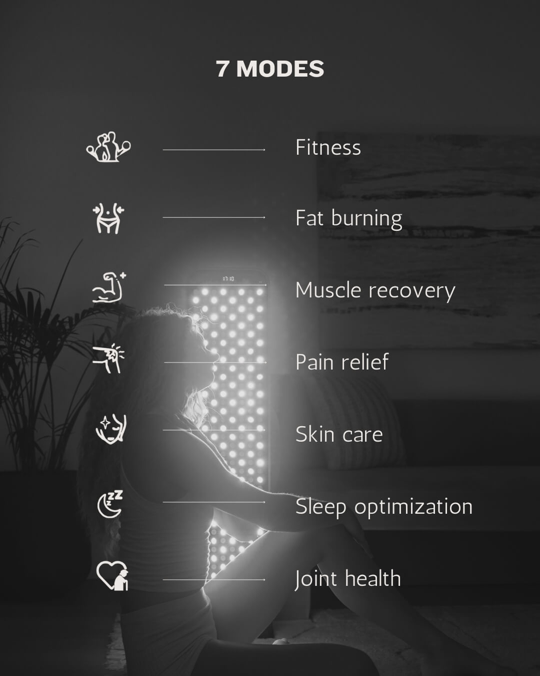 WellNest Large Red Light Therapy Panel – Recovery Series