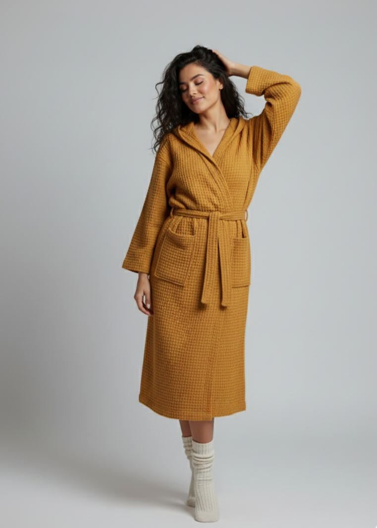 WellNest Organic Turkish Spa Robe | Lightweight Luxury