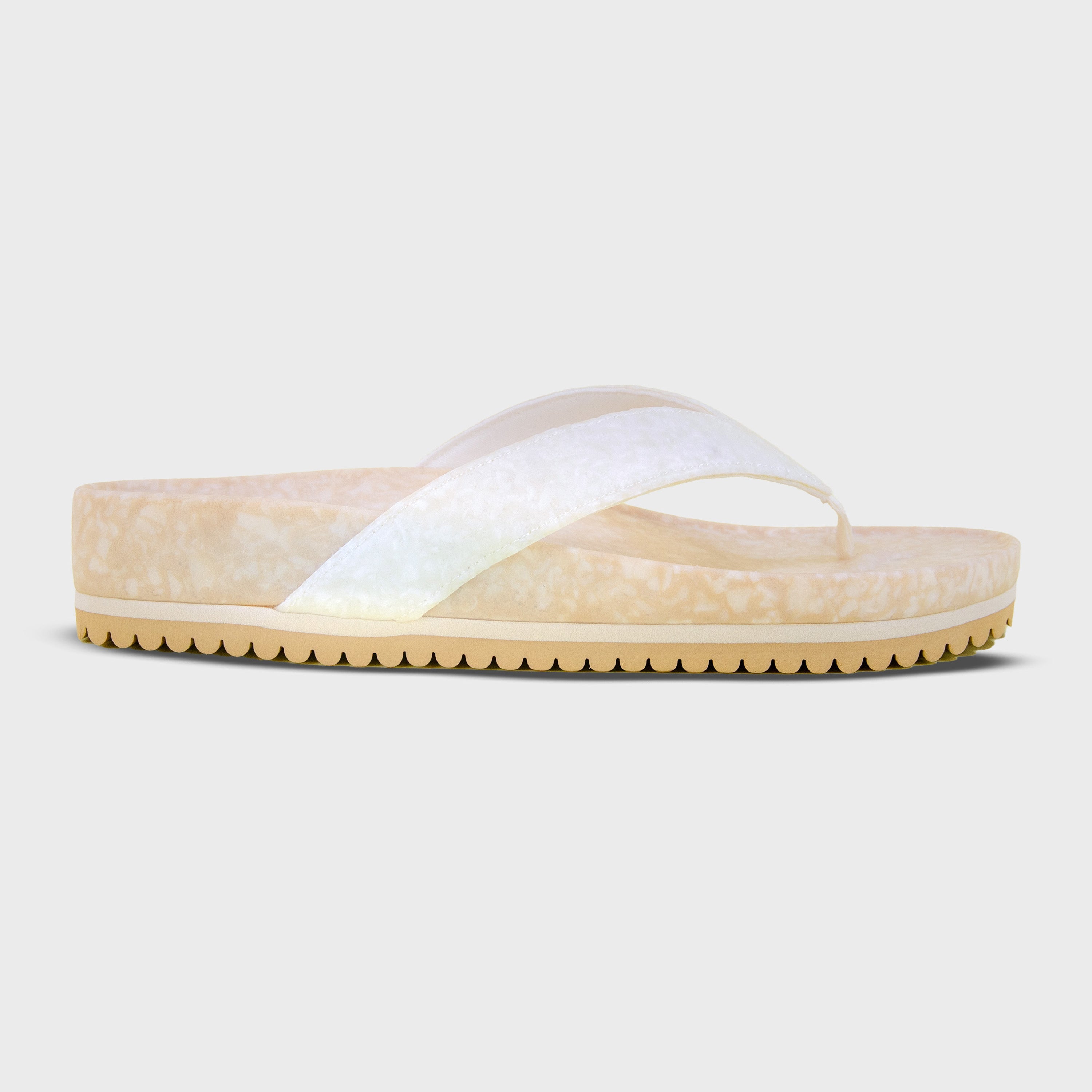 WellNest West Recovery Unisex Flip Flop – Oatmeal