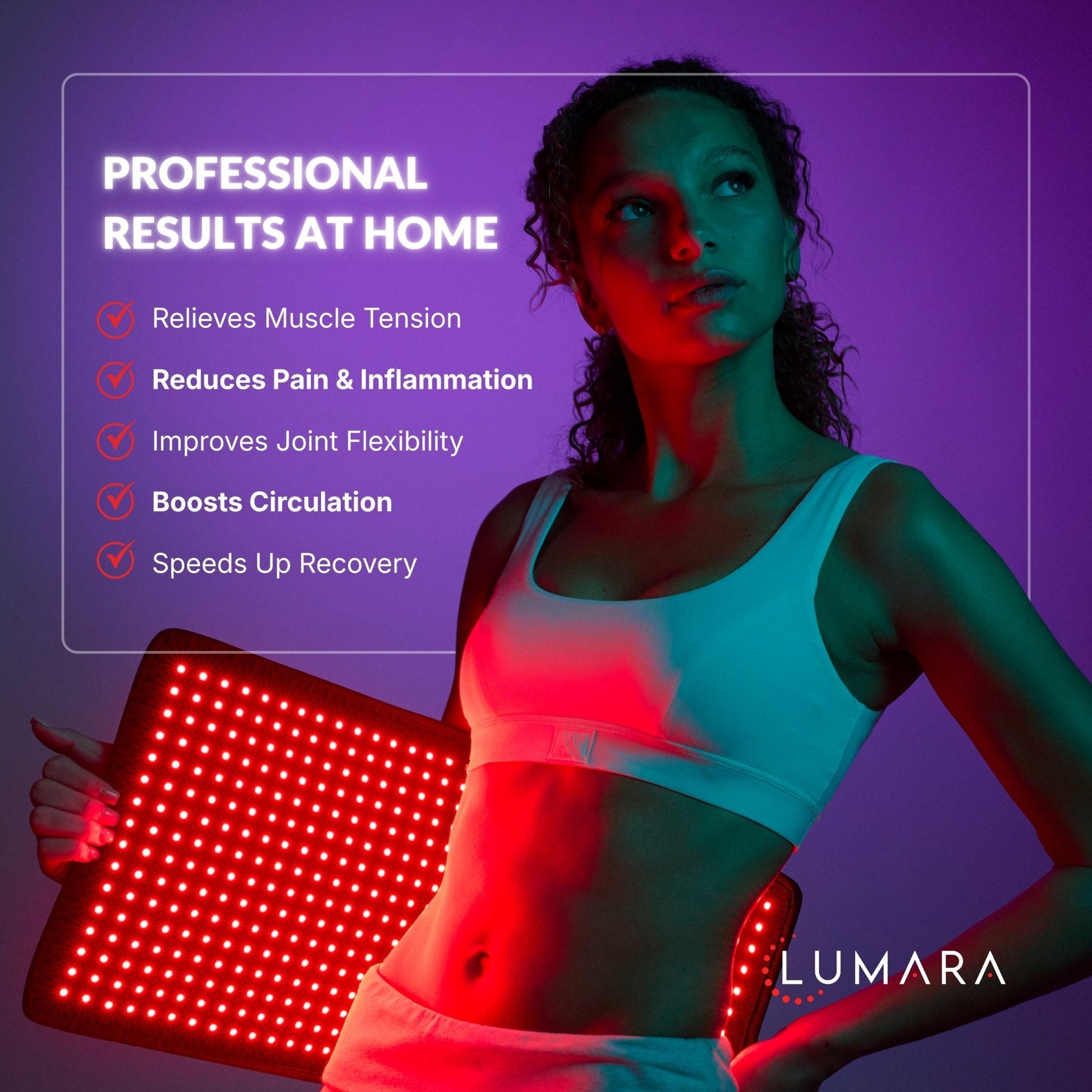 Lumara™ Multi-Wavelength Red Light Therapy Pad