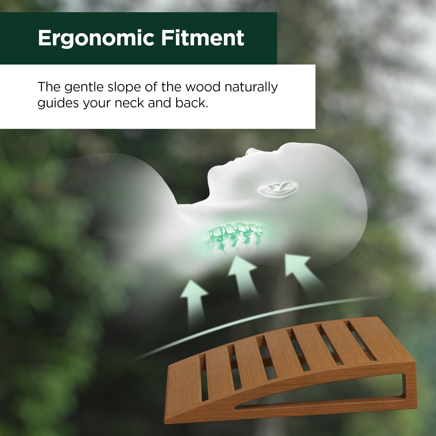 - Sauna Headrest - Handmade from Canadian Red Cedar Wood - Ergonomic Neck Support Pillow