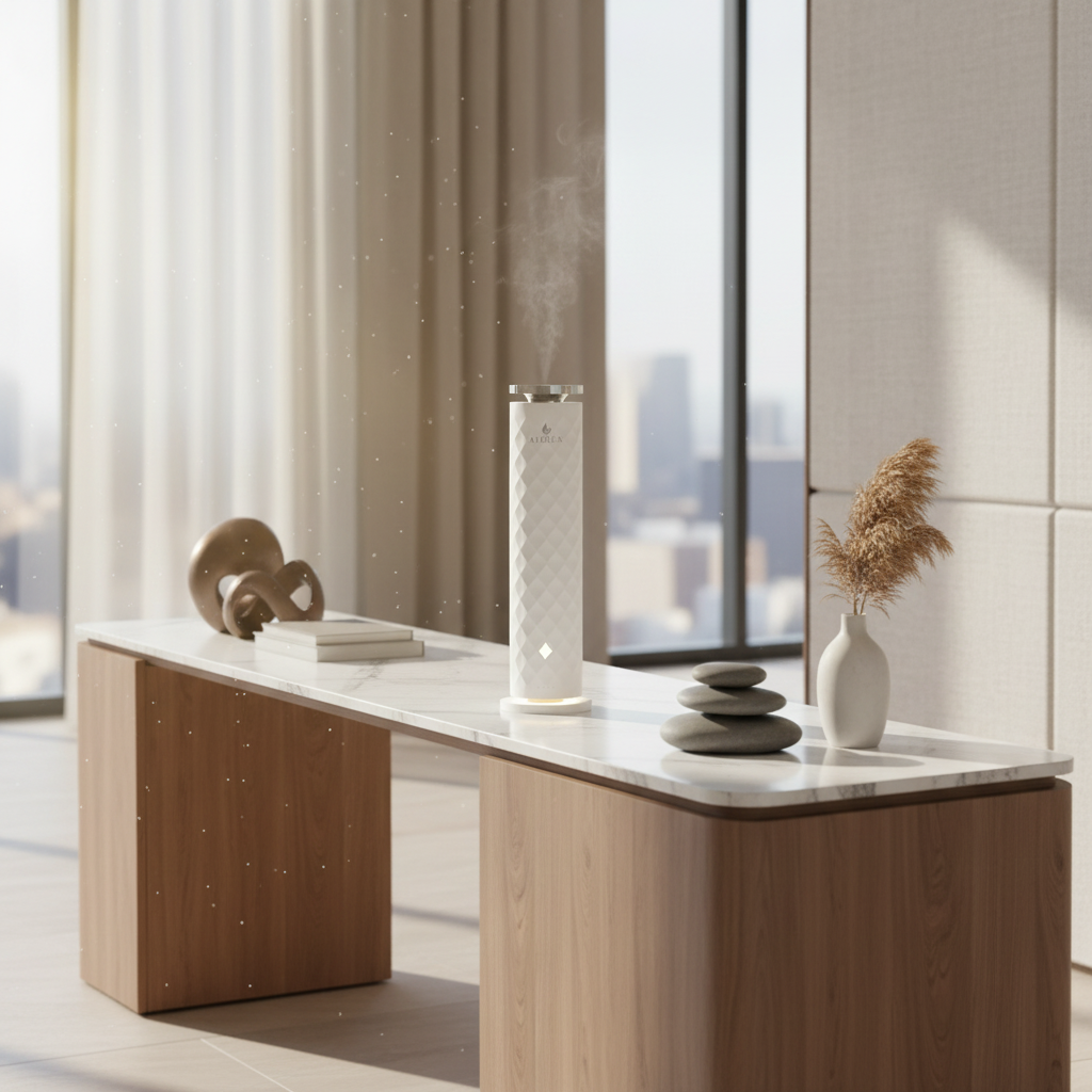 WellNest Airlux® Lunar Pro Cold-Air Smart Scent Diffuser – Cordless Edition