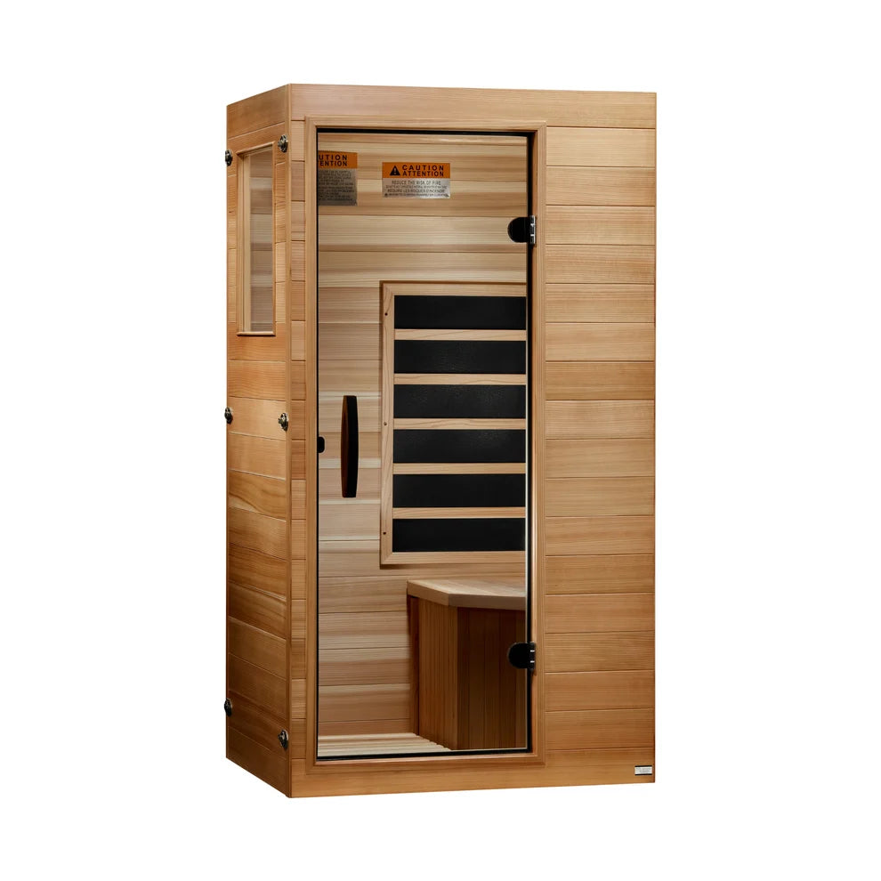 Dynamic 1 Person (Compact) Ultra Low EMF FAR Infrared Sauna (DYN-1101-01 Elite)