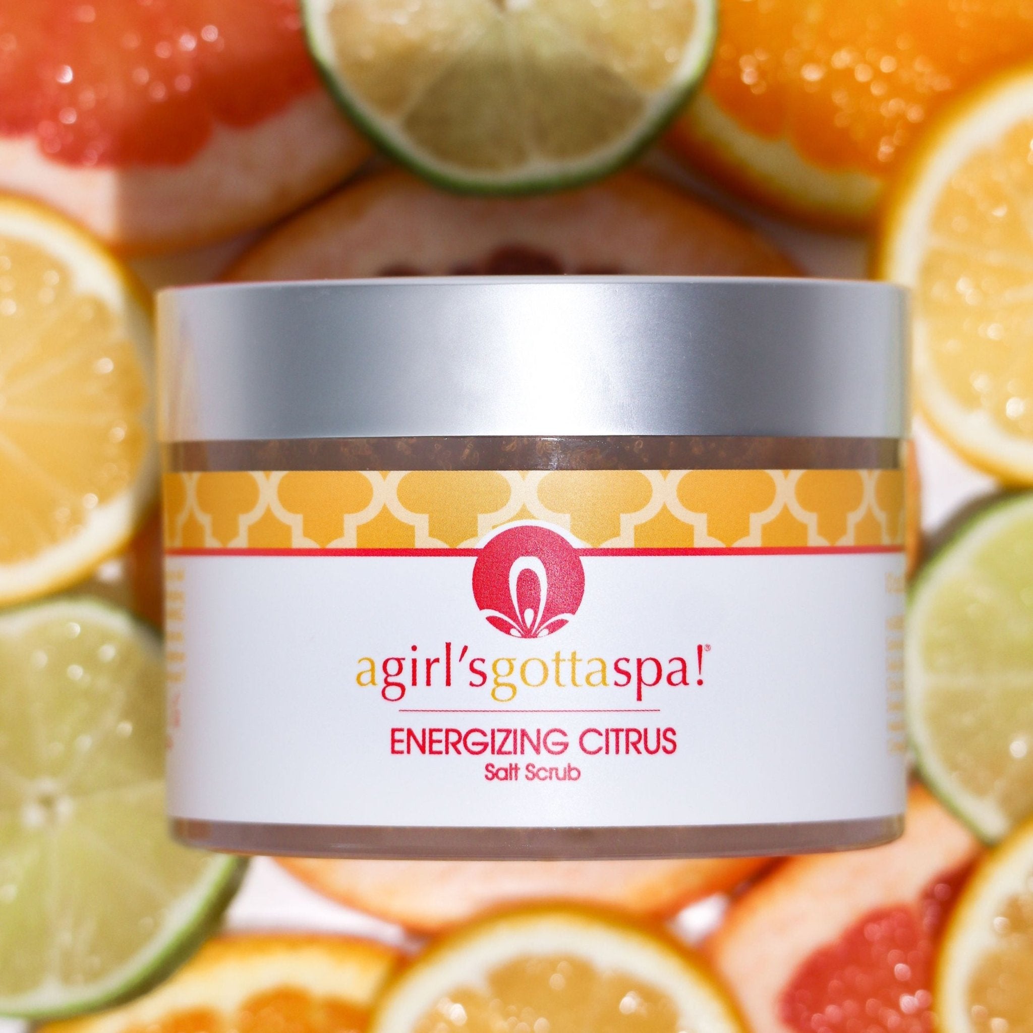 WellNest Energizing Citrus Dead Sea Salt Scrub – Glow Ritual Polish