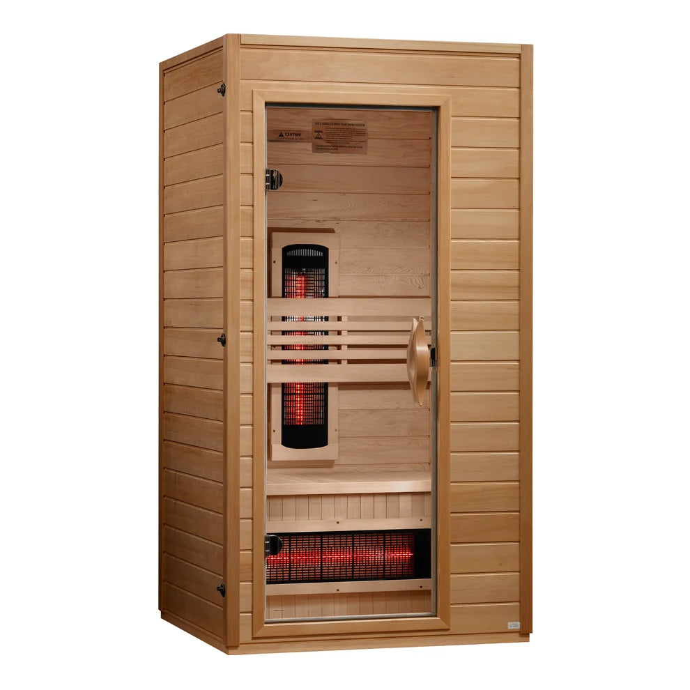 Dynamic Martin 1-2 Person Full Spectrum Near Zero EMF FAR IR Sauna (DYN-6006-03 FS)