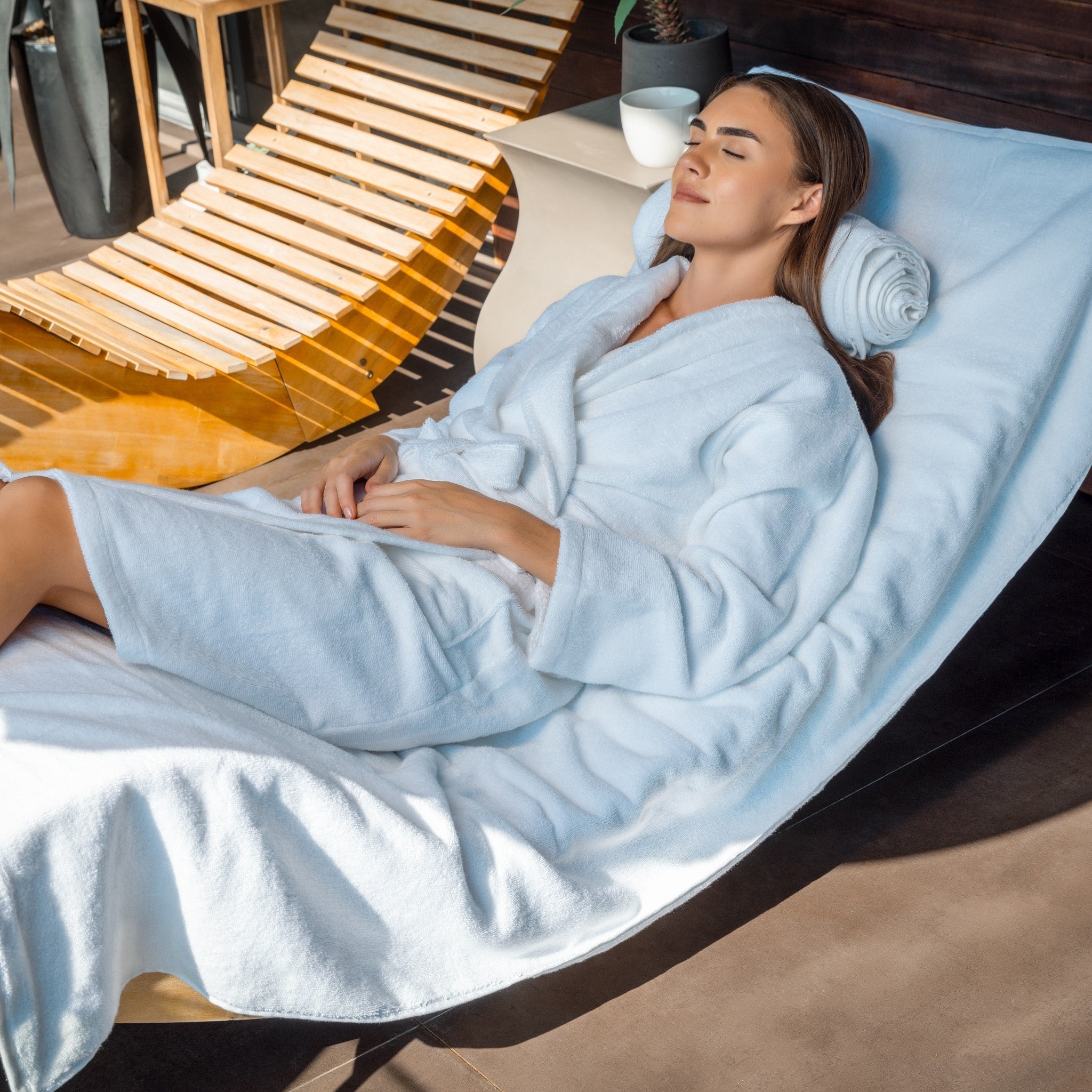 WellNest Organic Bath Robes & Slippers | GOTS Certified Luxury Cotton