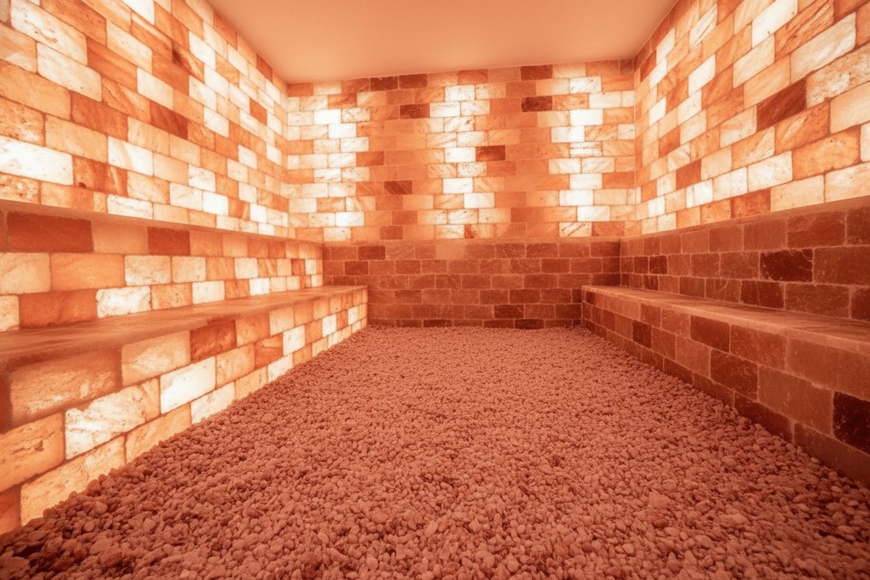 WellNest Himalayan Salt Therapy Room | 8' x 8' Custom Wall Kit
