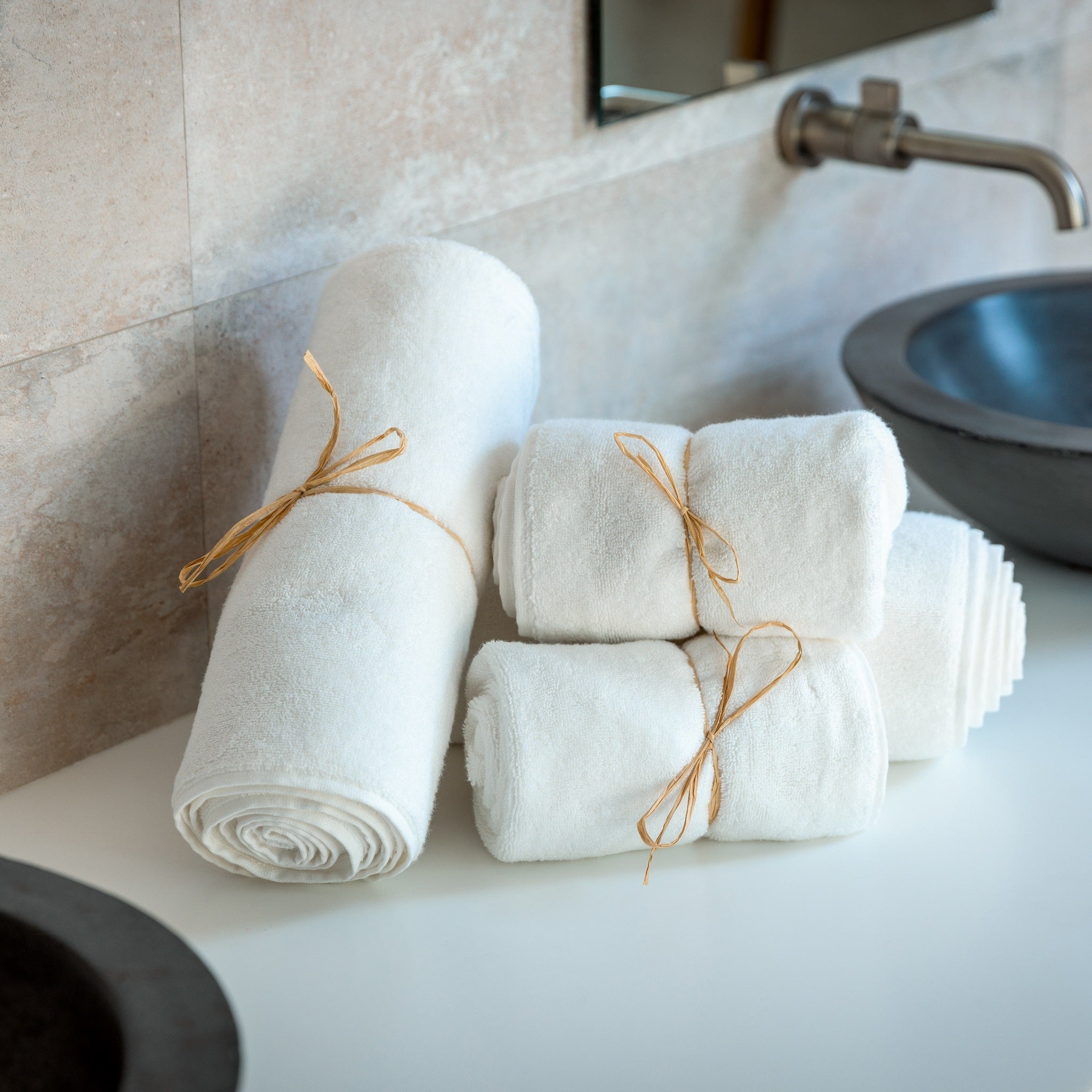 WellNest Organic Bath Towel Set | GOTS Certified Luxury Cotton