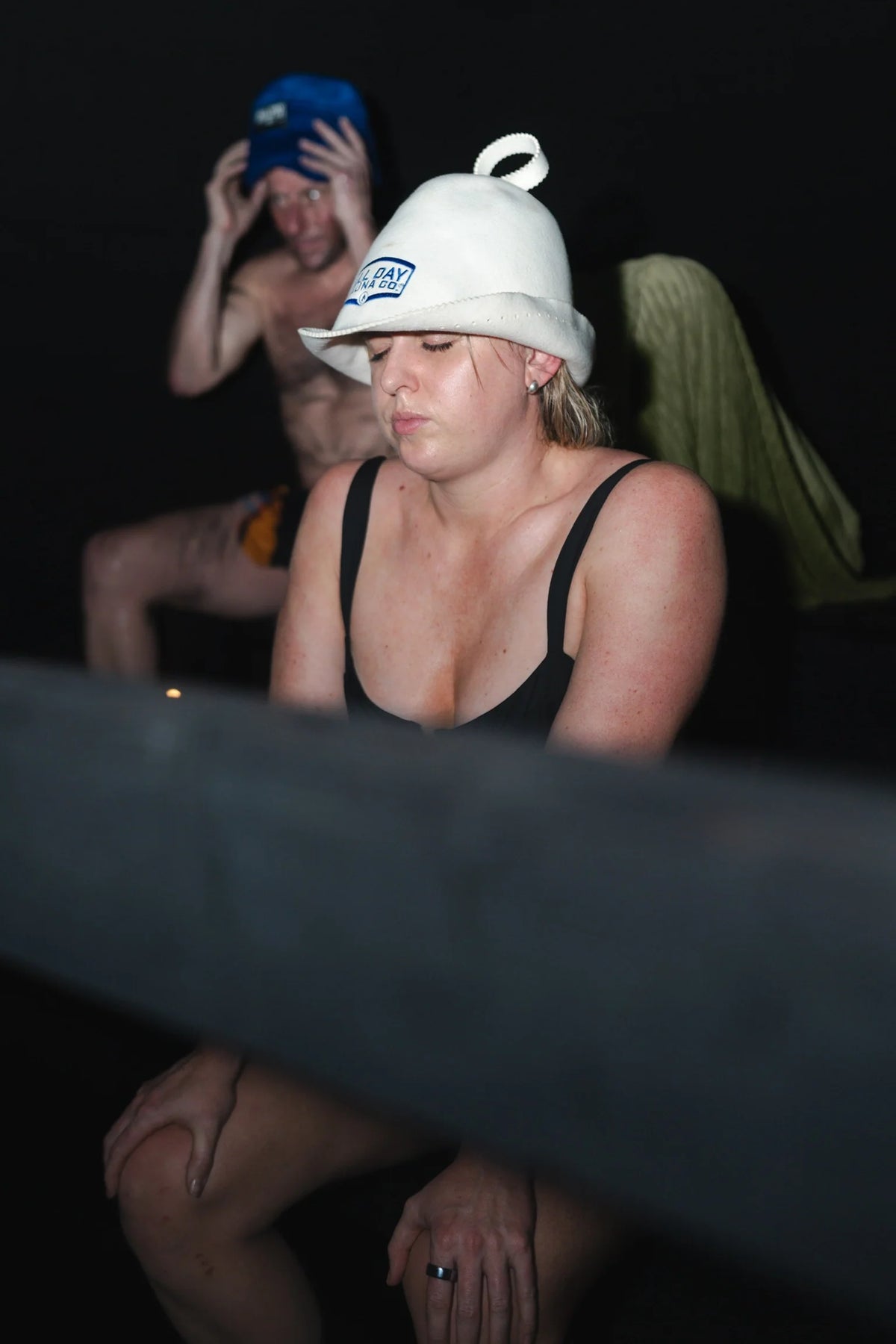 100% Wool Sauna Hat