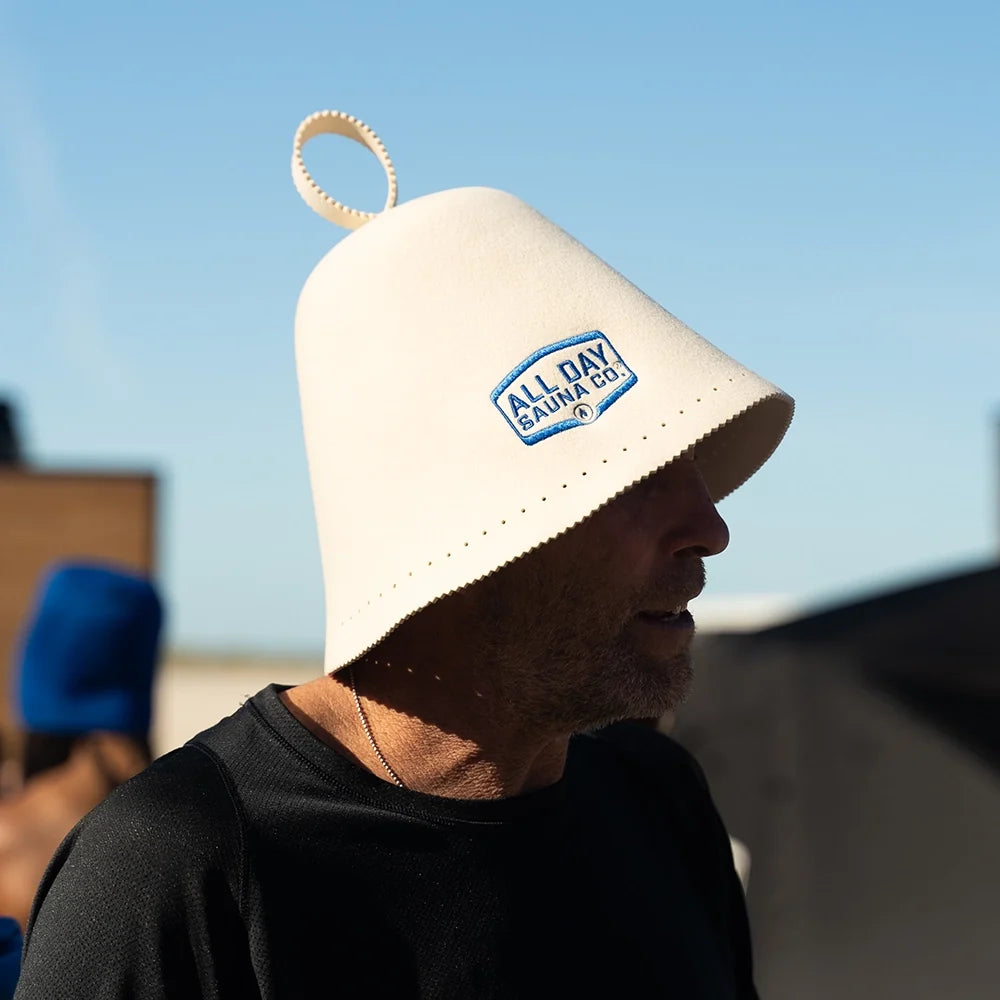 100% Wool Sauna Hat