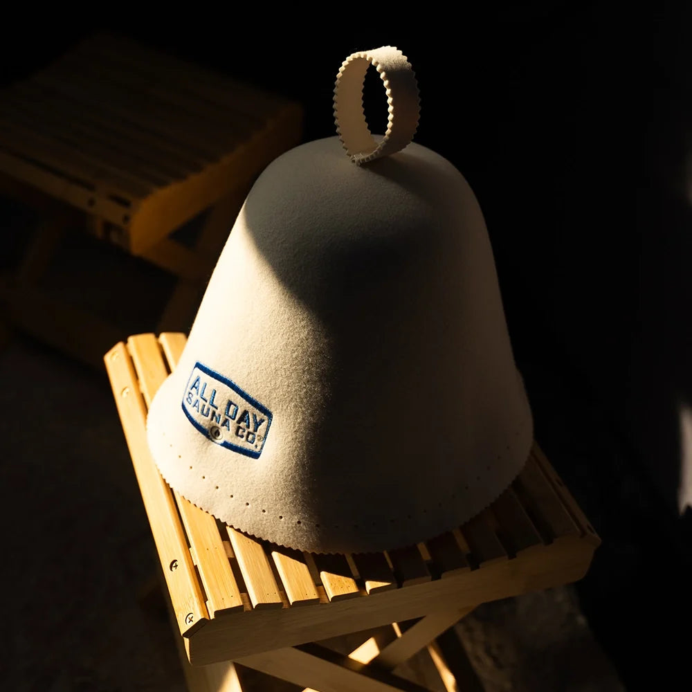 100% Wool Sauna Hat