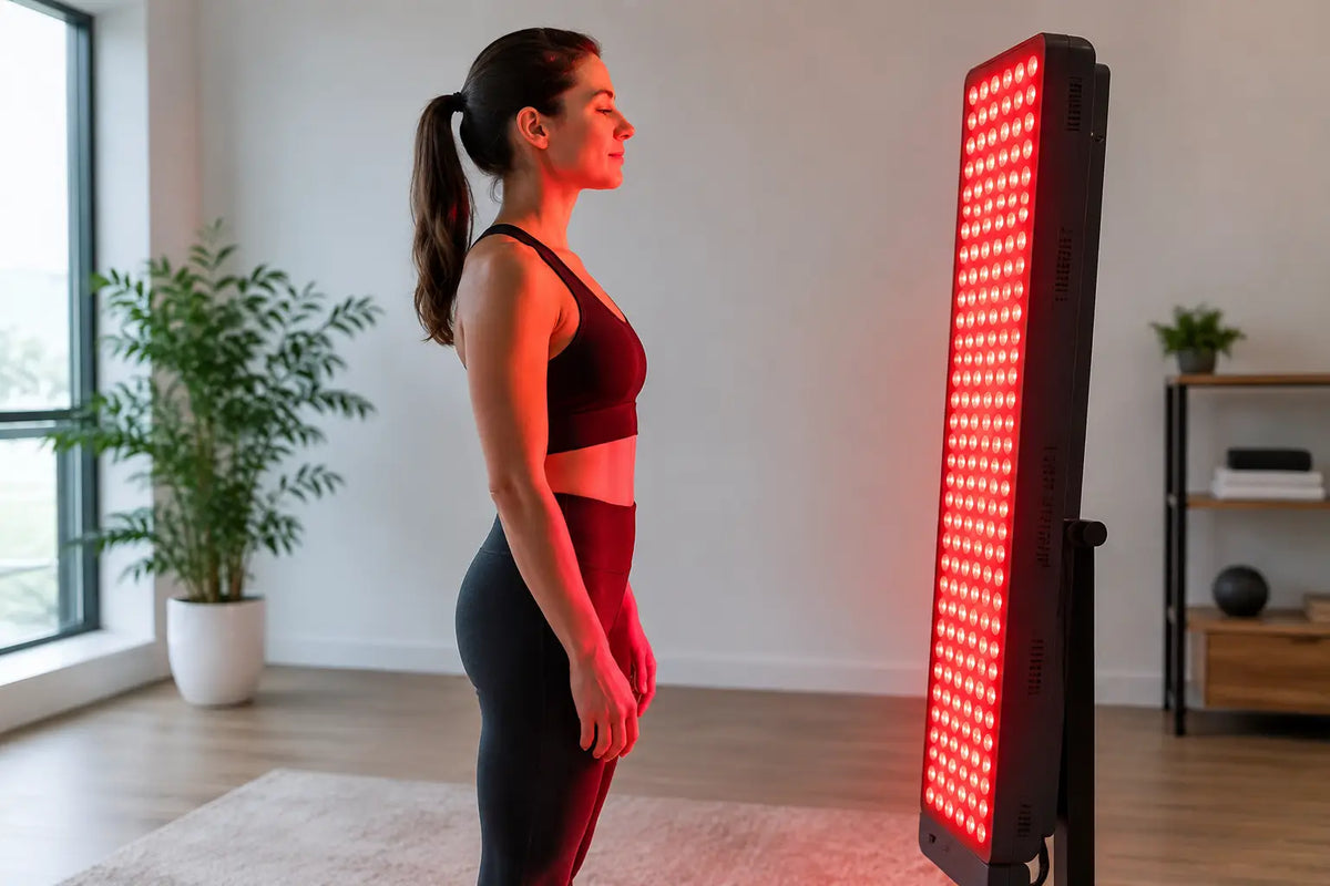 Full Body Red Light Setup for Home Recovery