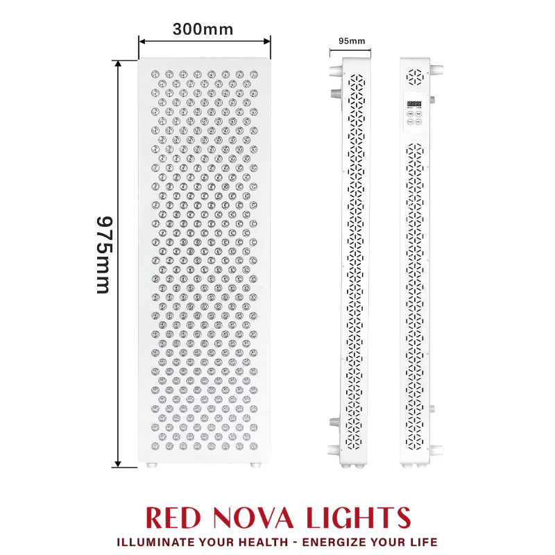 WellNest Red Nova Lights RNL1500™ Digital Red Light Therapy Panel (630–850nm)