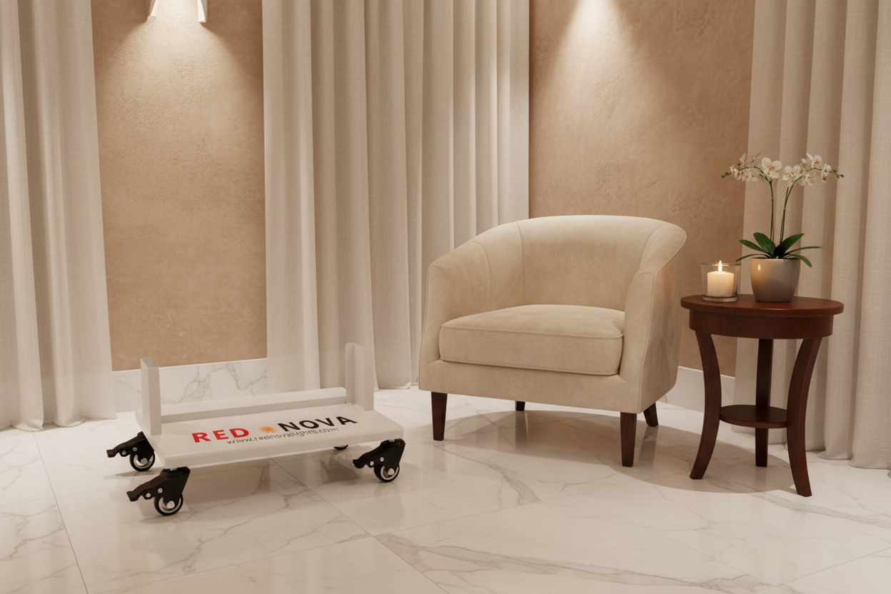WellNest RNL1500™ Floor Stand – Precision Support for Red Light Therapy Panels