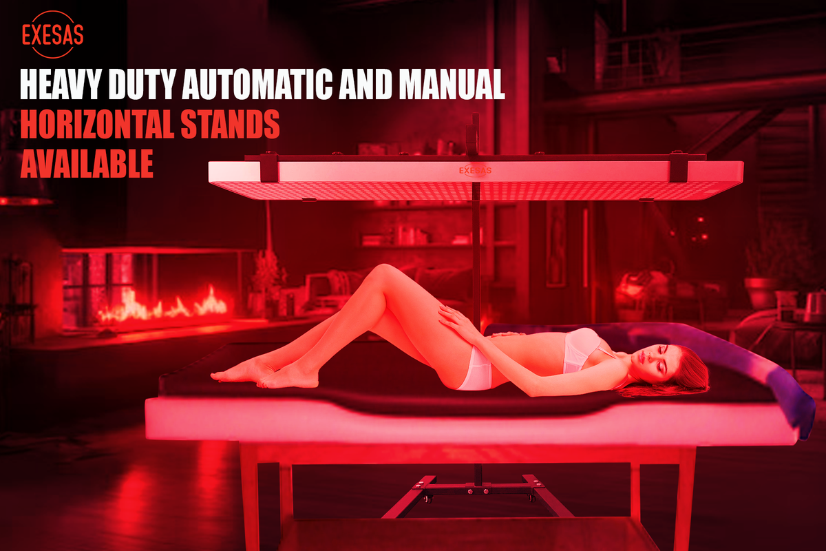 EXESAS    1008 LED, 5040W Dual-Chip, Red Light Therapy Device for Full Body, 4-Wavelengths Infrared LED Panel for Skin, Weight, Pain, Wellness