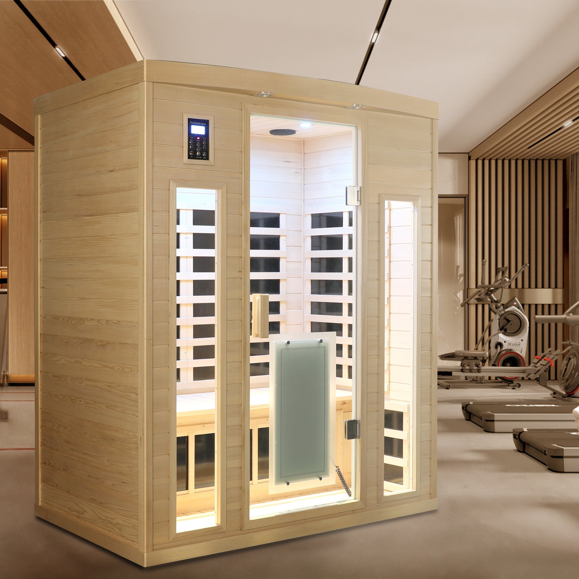 WellNest 3-Person Infrared Sauna – Hemlock Series