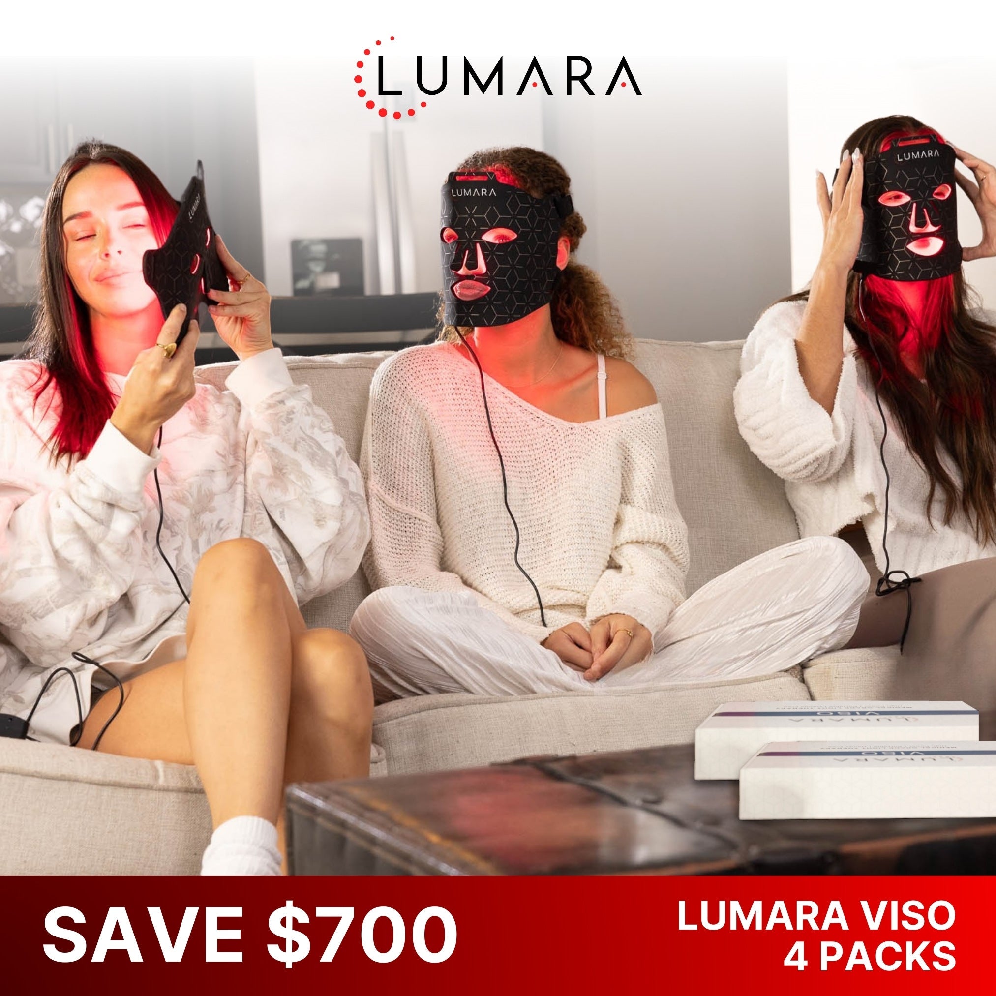WellNest VISO™ Micro-LED Red Light Therapy Mask (FDA Certified)