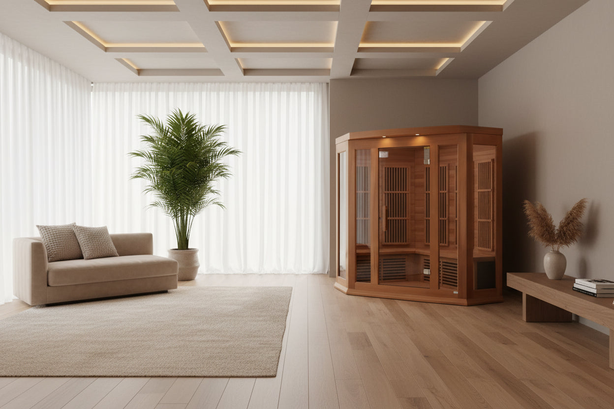 3 - Person FAR Infrared Sauna in Cedar