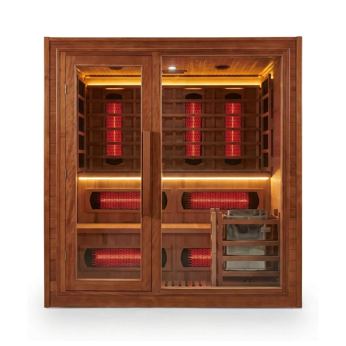 WellNest Rövia Elvaria 4-Person Indoor Hybrid Sauna [Made-To-Order]