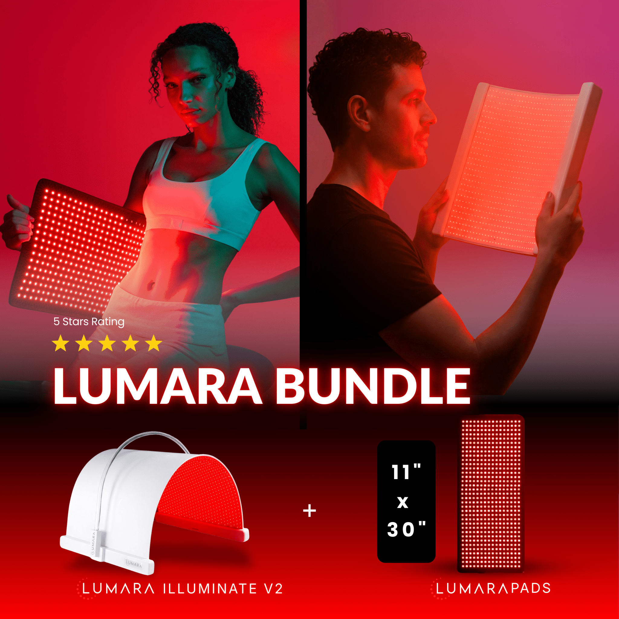 Lumara™ Illuminate V2 Full-Body Red Light Therapy Panel