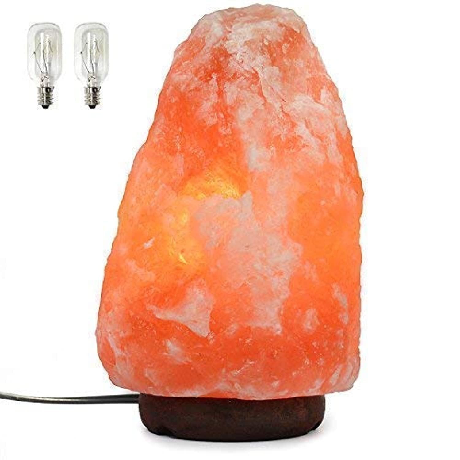7" Himalayan Salt Lamp with Dimmer Cord - Natural Crystal Rock Night Light