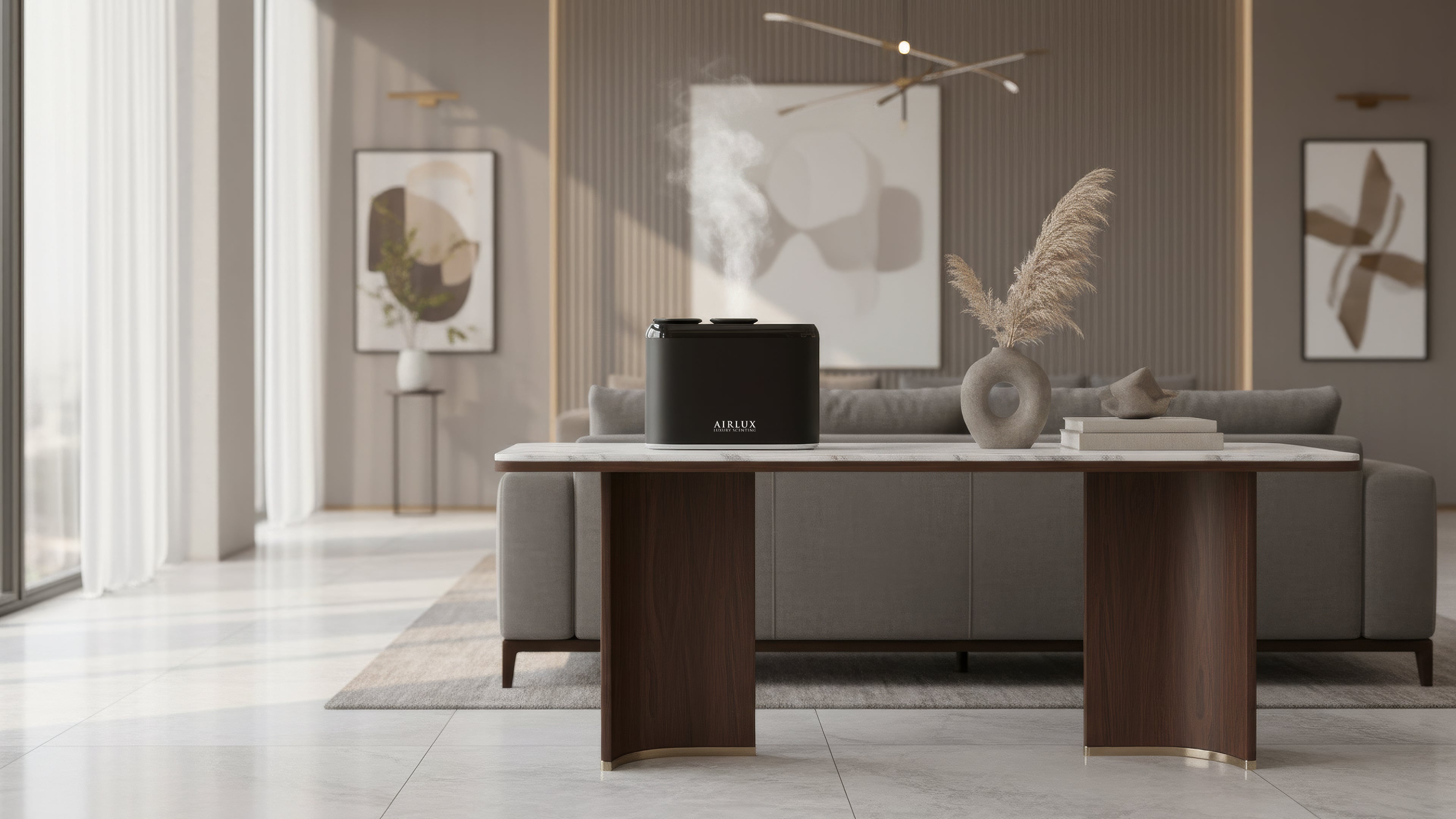 WellNest Airlux Cold-Air Smart Diffuser – 100ml Dual Tank Compact System