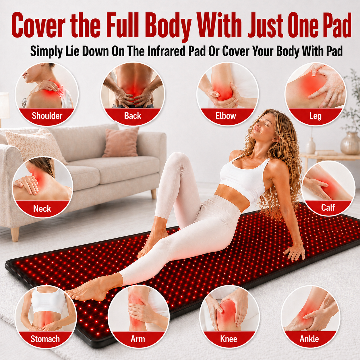 WellNest FullGlow™ 180 Full Body Red Light & Near-Infrared Mat