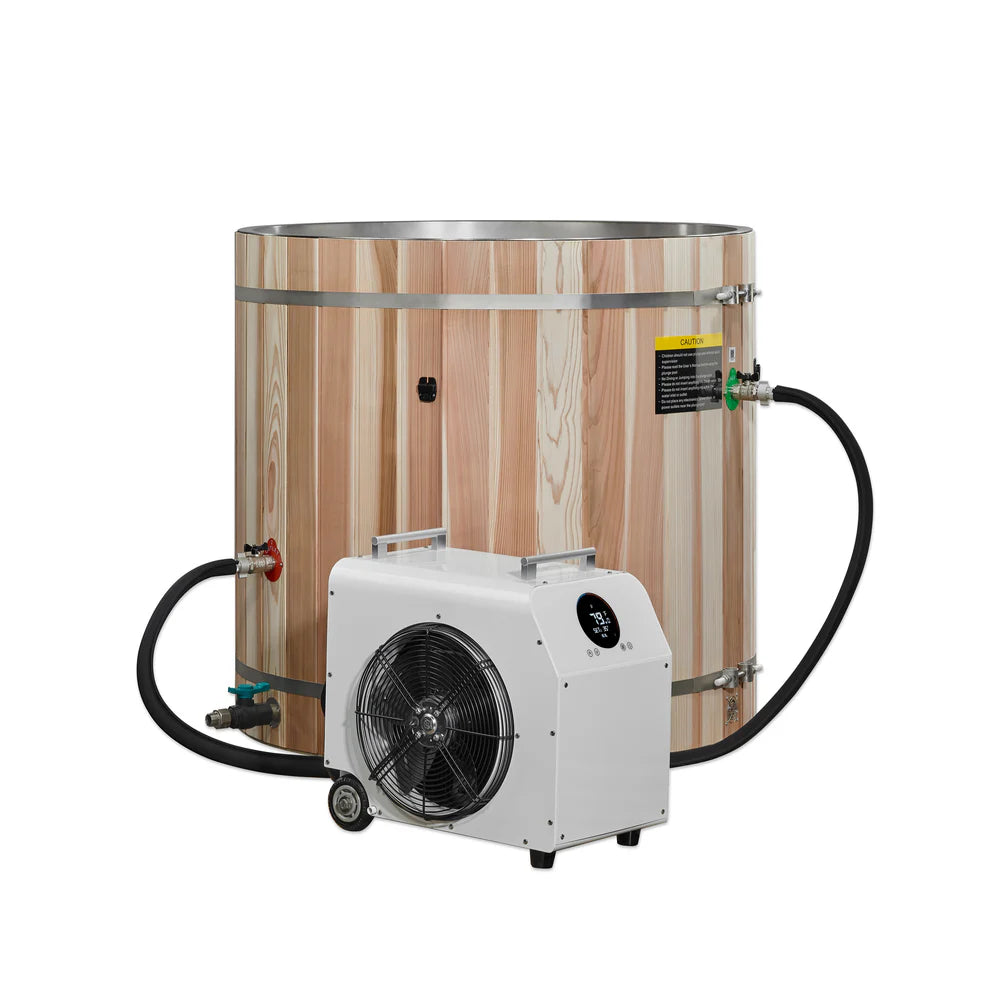 Dynamic Cold Therapy Barrel Tub | 304 Stainless Steel Cold Plunge