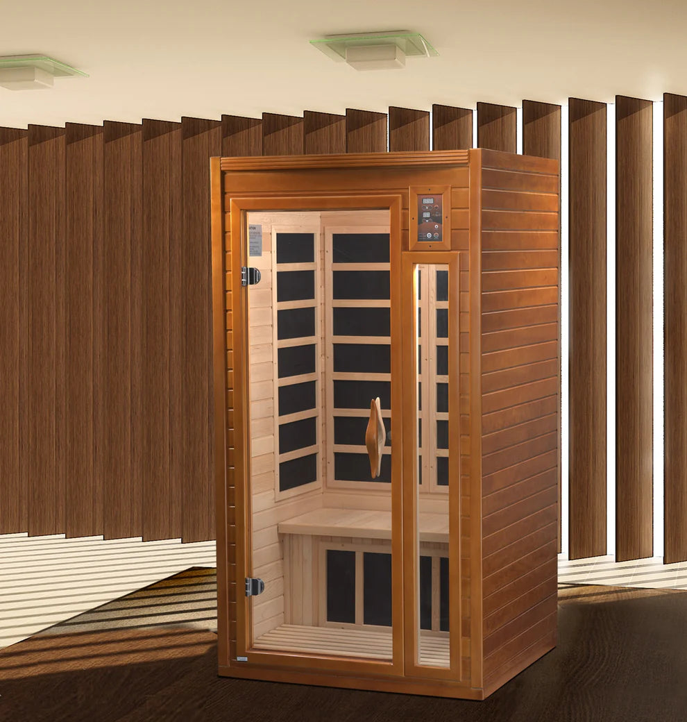 Dynamic "Barcelona Elite" 1-2 Person Ultra Low EMF Far IR Sauna (DYN-6106-01 Elite)